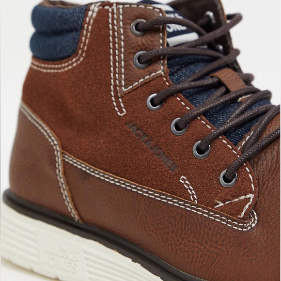 Jack & Jones Lace Up Nubuck Boot - Picture 3 of 4
